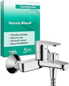 hansgrohe Vernis Blend Single Lever Bath Mixer for Exposed Installation, Chrome, 71440000