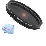 Tronixpro 52CPL 52mm Pro Series Multicoated High Resolution Circular Polarized Filter with Microfiber Cloth