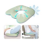 Bed Sore Cushion for Butt Hemorrhoid Pillow Sitting Donut Pillow for Tailbone Pain Relief Pressure Ulcer Coccyx Cushion After Surgery Pressure Sores Pads Medical Donut Seat Cushion
