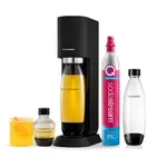 SodaStream MIX™, Sparkling Drink maker & Soda Maker, Carbonates Any Drink, With 2 Lt Dishwasher Safe Carbonating Bottle and 1 CO2 Cylinder/Carbonator, Makes Up To 60L* Drinks, Black