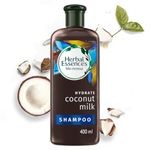 Herbal Essences bio:renew Coconut Milk SHAMPOO, 400ml, No Parabens No Colourants