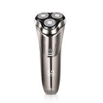 WELIRY Electric Shaver Rotary Razor Men Cordless Beard with Trimmer Pop-Trimmer Wet Dry Shaver Waterproof USB Rechargeable