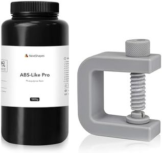 NextShapes ABS-Like Pro Engineer Resin, with Ultra High Toughness, Low Shrinkage 3D Printing Photopolymer Resin for LCD/DLP 3D Printers (Grey, 1kg)