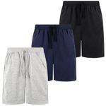 BIG ELEPHANT Kids Shorts, Boys Athletic Shorts with Pockets and Drawstring for Age 4-16 Years