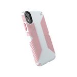 Speck Products Presidio Grip iPhone XR Case, Dove Grey/Tart Pink