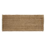 J&M Home Fashions Sturdy Rolled Natural Indoor/Outdoor Jute Rug, 22X60