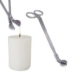 DBOO Candle Wick Trimmer Stainless Steel Wick Clipper Cutter Oil Lamp Candle Accessories Trimmer Scissors Cutter - 7 Inch