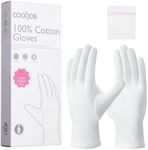COOLJOB 100% Cotton Gloves, 6 Pairs