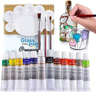 Memory Waterproof Acrylic Glass Paint Set for Kids on Wine Bottle Crystal Window and Ceramics