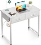 ODK Small Desk with Fabric Drawers-