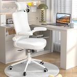 𝑯𝑶𝑴𝑬 𝑶𝑭𝑭𝑰𝑪𝑬 𝑪𝑯𝑨𝑰𝑹, Ergonomic Mesh Desk Chair, High Back Computer Chair- Adjustable Headrest with Flip-Up Arms, Lumbar Support, Swivel Executive Task Chair