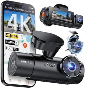 VANTRUE N4 Pro S 4K Dashcam Auto STARVIS 2, 3 Kanal Dash Cam 4K +1080P+1440P mit GPS, Dashcam Vorne Innen Hinten 5GHz WiFi, Parküberwachung 24H, Sprachsteuerung, IR Nachtsicht, LTE Optional