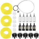 Carbhub 3 Sizes 2 feet Fuel line Primer Bulb Fuel Filter Kit for String Trimmer Chainsaw Blower for Zama Poulan Craftman Stihl Husqvarn Weedeater