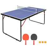 Mid Size Ping Pong Table Dimension