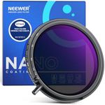 NEEWER 67mm True Colors Variable ND&CPL Filter with Putter, ND3-64(1.5-6 Stops), 2 in 1 Adjustable Limited Neutral Density & CPL Filter, Multi Coated HD Optical Glass/Aluminum Frame/Scratch Resistant