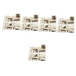 DOITOOL 10 Pcs Flip Down Hinge Hinges for Cabinet Doors Drop Leaf Support Hinges Scissor Hinge Tip Pivot Hinge Hidden Cabinet Hinges Sink Base Hinges Tip Out Tray Turn Down Iron Repair Kit