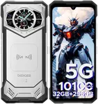 DOOGEE S200 Rugged Smartphone 5G Unlocked, 256GB+32GB Rugged Phone with 1.32" Rear Screen, 10100mAh Battery, Android 14,100MP+20MP Night Vision Camera, 6.72", 120Hz, NFC, 5G Dual SIM