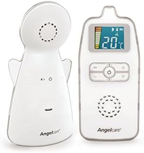 Angelcare Babyphone AC423-D, ÖKO-Test Testsieger, strahlungsarm, bis zu 250m Reichweite, Nachtlicht, Raumtemperaturanzeige