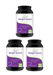 Natures Velvet Lifecare weight gainer 1kg chocolate flavour Pack of 3