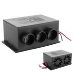 12V Heater For Campervan, Portable Car Heater for Winter, Windshield De-Icers 600W Portable Auto Warming Heater 12 Volt Car Heater Windshield Defroster Fog Removing for Motor Trucks