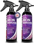 Iron Remover for Car Detailing – Iron Decon Spray, Pulls Out Brake Dust, Rust & Fallout - Contaminant Removal for Car Paint & Wheels, pH Neutral Formula - 16 fl. Oz. (2-Pack)