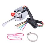 12V Universal Street Hot Rod Chrome Turn Signal Indicator Switch for Car Truck Street Rod Dune Sand Rail Ignition Switch