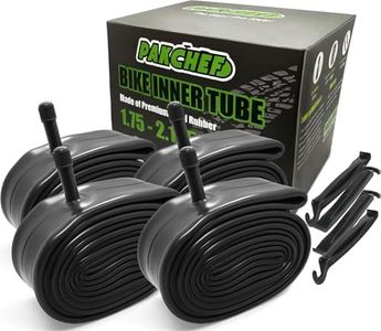 4 Pack Heavy Duty Bike Tube for 20 x 1.75/1.95/2.10/2.125 - Thicker Butyl Rubber Bicycle Inner Tube with Schrader Valve - 20 Inch Bike Tube for MTB BMX Cruisers by PAKCHEF