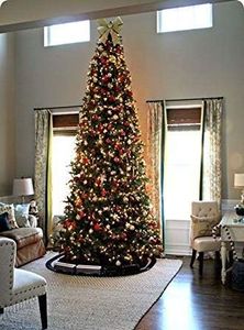 GENERIC Artificial 6 feet Christmas Tree Xmas Pine Tree with Solid Plastic Legs,Light Weight, Perfect for Christmas Decoration (Green, 6 FEET)