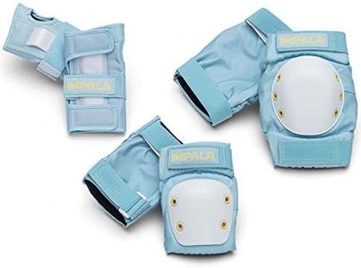 Impala Kids Protective Pack Skates (Sky Blue/Yellow, YS)