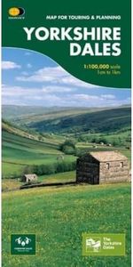 Yorkshire Dales: Map for Touring and Planning (Routemap)