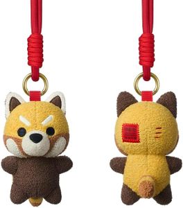 High-end handmade Xiangrui series hanging puppet plush bag small pendant keychain - 7 to 15 days delivery (Red panda pendant)