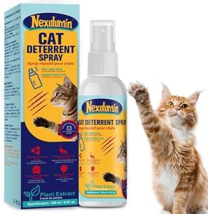 Cat Repellent Spray-Our natural, pet-safe formula is the versatile solution for indoor & outdoor use. Effectively protect your sofa, carpets, behavior. (150ml / 5.07oz)