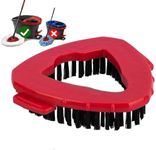 Spin Mop Replace Head Base Scrub Mop Brush, Stiff Bristle Cleaning Brush - for Kitchen Bathroom Tile Hard Floor, Shower Floor Scrubber，Scrub Brush Compatible with O Cedar Spin Mop 1 Tank System