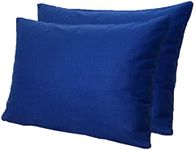 uwkcy Standard Pillow Cases, 100% Natural Cotton Pillowcases with Hidden Zipper, Zippered Pillow Case,Set of 2 (20x26 Inch/51x66cm, Royal Blue)