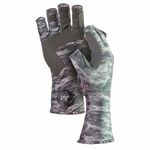 Fish Monkey Gloves Half Finger Guide Gloves, X-Large, Grey Water Camo