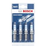 Bosch Double Iridium 0242135812 (N48), Spark Plug Set of 4 - for a Reliable Gasoline Engine Start and Long Service Life - with Robust Design