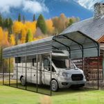 GREEN PARTY 14 x 25 ft Metal RV Car