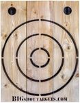 Wooden Axe Throwing Target with Bottle Opener