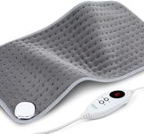 Heating Pad ALLJOY Heating Pads for Back Pain Relief, 69x29cm Electric Heat Pad with Auto Shut Off, 6 Heating Settings, Machine Washable Heating Pad, Gifts for Women Men Mom Dad