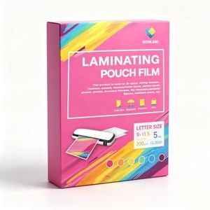 WONLAMI Thermal Laminating Pouches 5MIL, 9x11.5 Inches,200PCS Laminating Sheets 8.5 x 11Letter Size,Clear, Office and School Supplies (200, 5MIL)