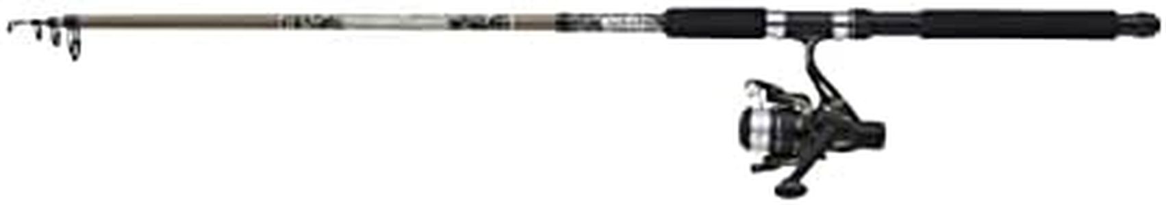 Mitchell Tanager Camo II Tele Spin Combo, Telescopic Fishing Rod and Reel Spinning Combo, Ideal for Beginners or Occasional Anglers, Predator Fishing, Pike/Perch/Zander, Green Camo, 2.7m | 15-40g