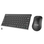 Arteck 2.4G Wireless Keyboard and Mouse Combo Ultra Compact Slim Stainless Full Size Keyboard and Ergonomic Mouse for Computer/Desktop/PC/Laptop and Windows 10/8/7 Build in Rechargeable Battery