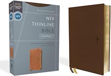 NIV, Thinline Bible, Compact, Leath