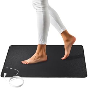 KLASLAV Grounding Mat, Grounding Pad, Grounded Therapy Mat for Improve Sleep,Reduce Anxiety, Pain, Inflammation, Headache Relief, Balance, Earthed pad (12 * 23.6IN)