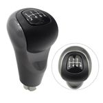 Juttzzei Honda Gear Knob, 6 Speed Car Gear Shift Knob Fit for Honda Civic Dx Ex Lx 2006-2011(B), Manual Gear Honda Gear Stick Knob, Premium ABS Plastic Honda Civic Gear Knob - Black