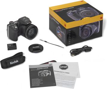 KODAK Pixpro AZ528 16MP Bridge Camera – 52x Zoom, 1080p, Midnight Blue