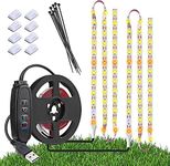 Grow Lights for Indoor Plants，120 LEDs Waterproof led Grow Lights Full Spectrum,USB Plug-in Dimmable Auto On/Off with 3 Timers Plant Light, for Indoor Plants Seeding Veg Flower Growing Lamp(6.56ft)