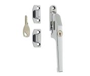 Modern Locking Window Fastener JW78LPC - Polished Chrome