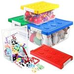 4 Pack Toy Storage Containers with 