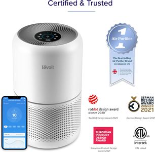 Levoit Smart HEPA Air Purifier – Home & Bedroom, 10-Inch